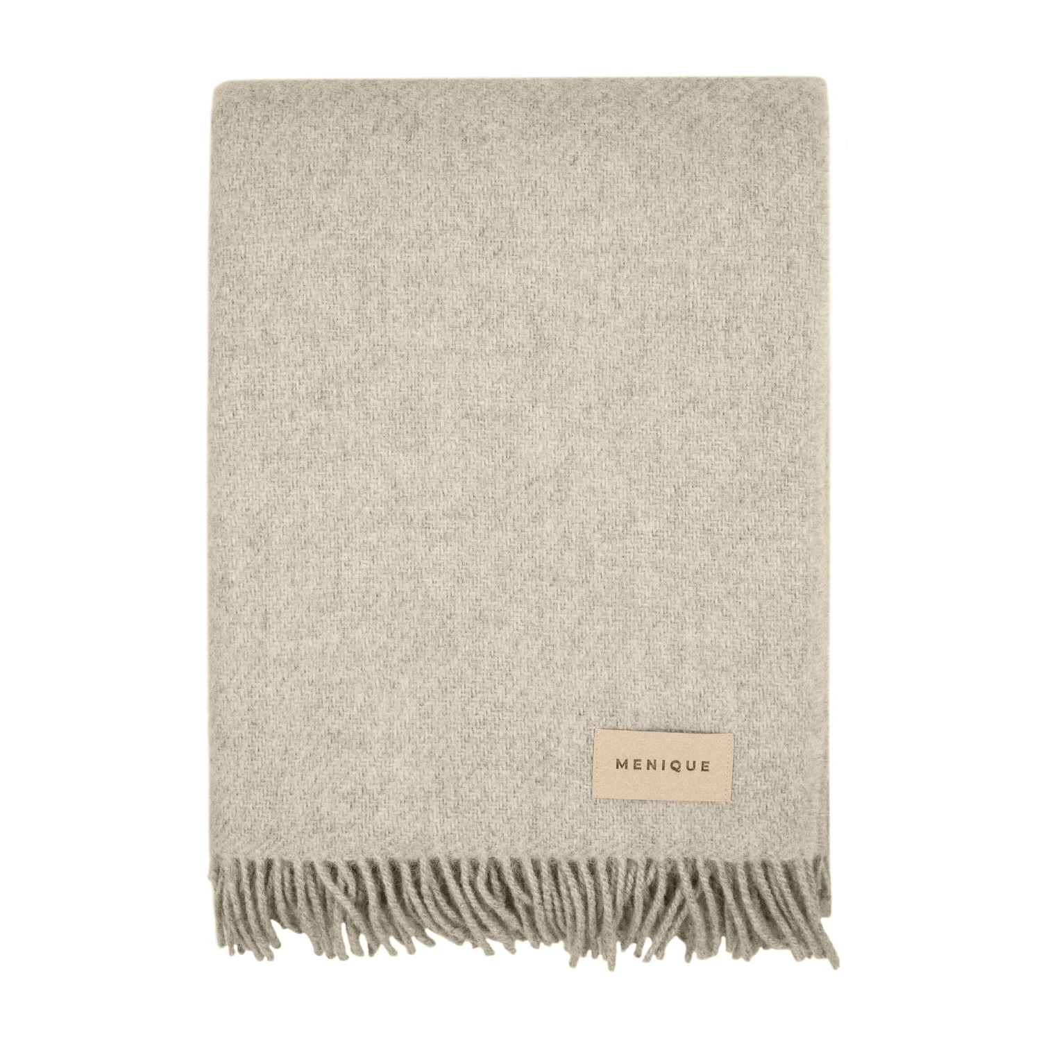 Natural Wool Blanket Throw Milan Natural 8 Natural Wool Blanket Throw Milan Natural - Image 8