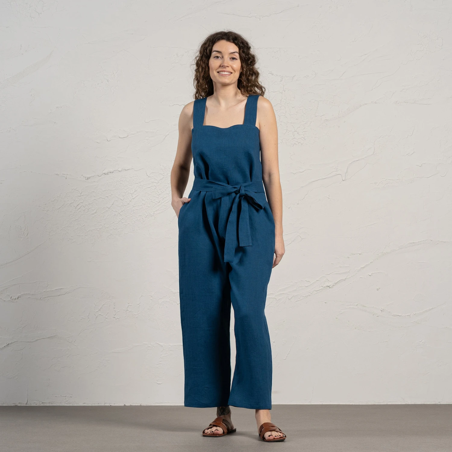 Pinafore Jumpsuit Iris 6 Pinafore Jumpsuit Iris - Image 6