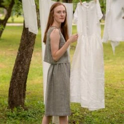 Gingham Crop Top & Skirt 2-piece -Menique Ana Sophia Gingham Set Menique 4 5446bf5b 4676 443c 970b 22a675440ef5