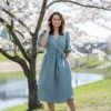 Bubble Sleeve Dress Belle