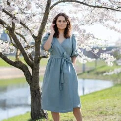 Bubble Sleeve Dress Belle