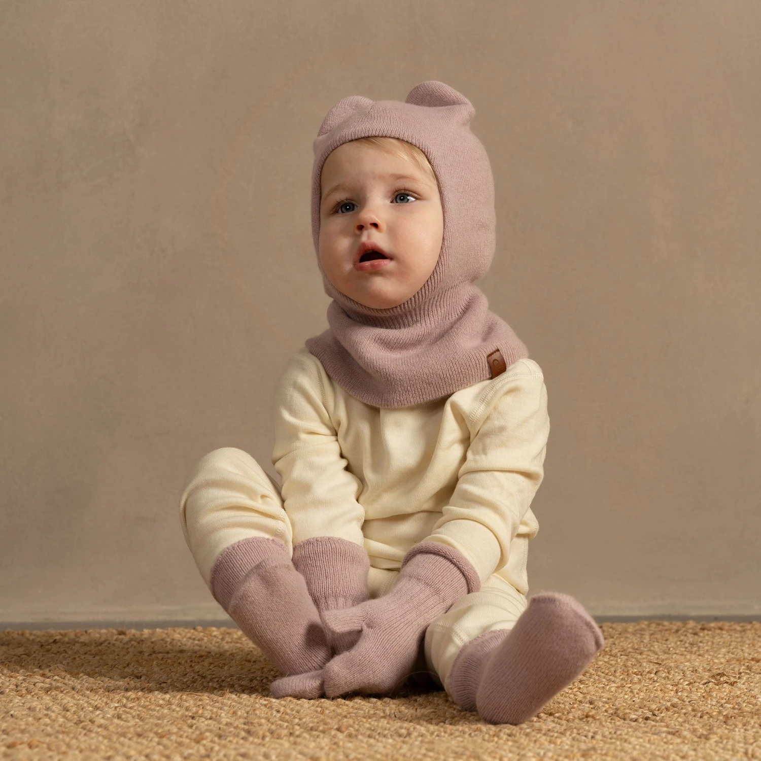 Kids' Knit Mittens Cashmere Blend 6 Kids' Knit Mittens Cashmere Blend - Image 6