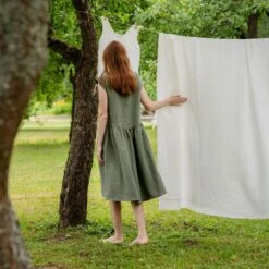 Smock Dress Cecilia Stone Green -Menique Cecilia Dress Stone Green Menique 6