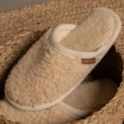 Women's Merino Fluffy Slippers -Menique DSC00304