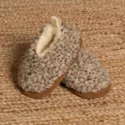 Kids' Merino Bootie Slippers -Menique DSC00345