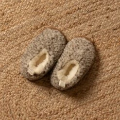 Kids' Merino Bootie Slippers -Menique DSC00352