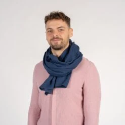 Linen Scarf For Men -Menique DSC04353