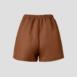 Summer Pull-On Shorts Demi -Menique Demi Less Almond Brown 2 1