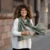 Women's Natural Linen Scarf