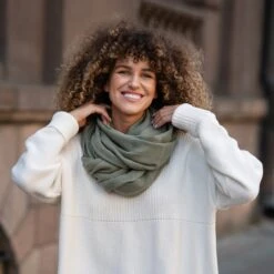 Unisex Premium Linen Scarf -Menique EZ 02827 2