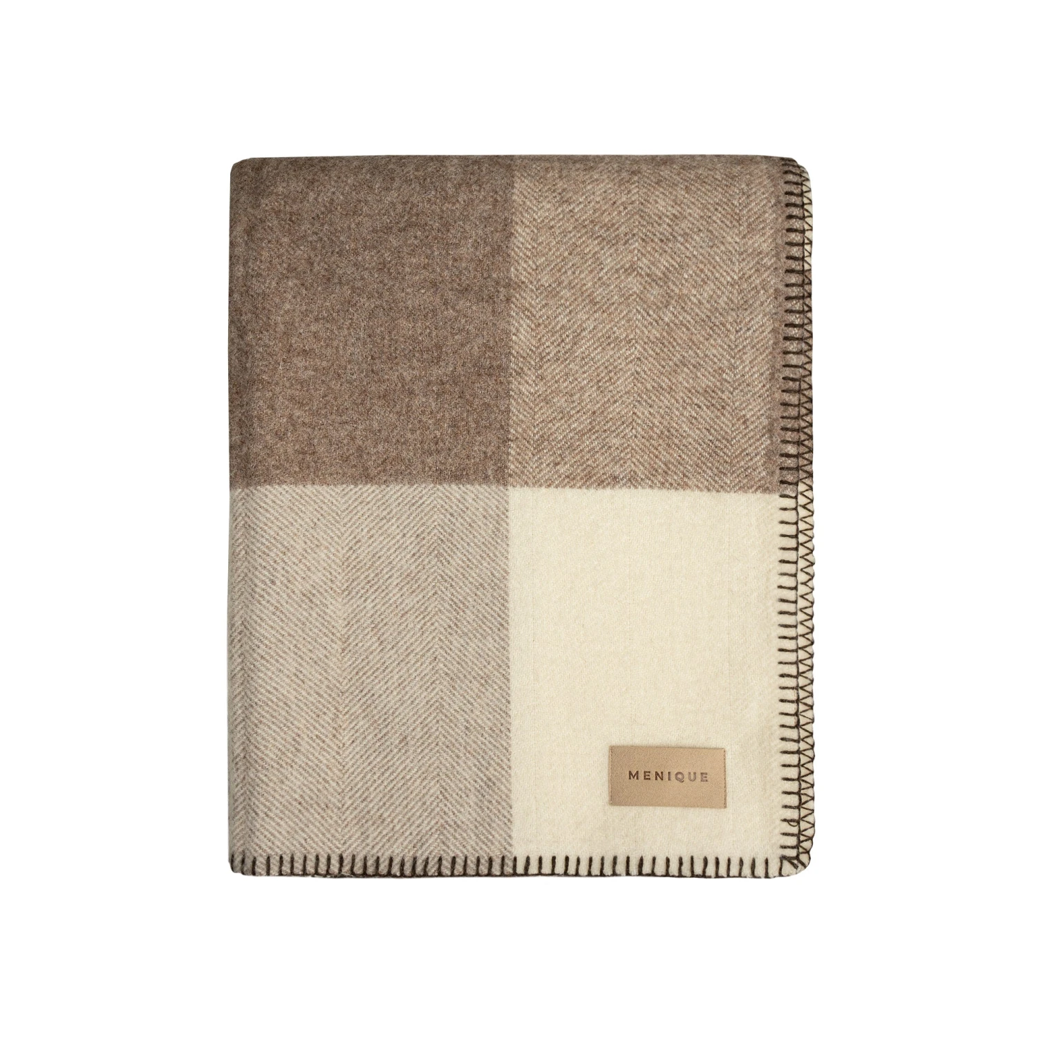 Virgin Wool Check Plaid Blanket Chicago 4 Virgin Wool Check Plaid Blanket Chicago - Image 4