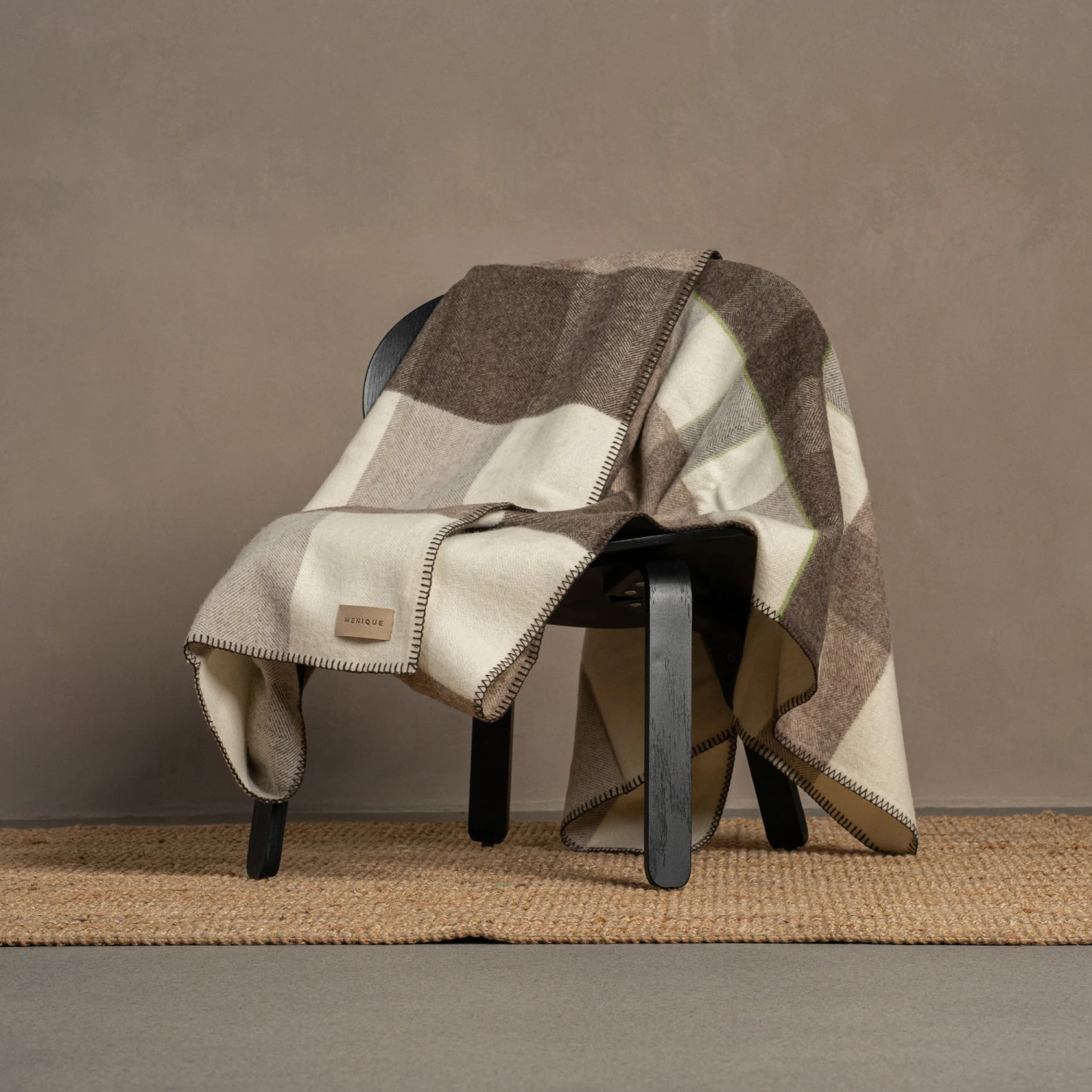 Virgin Wool Check Plaid Blanket Chicago 1 Virgin Wool Check Plaid Blanket Chicago