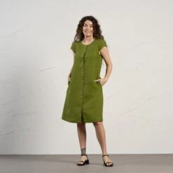 Casual Button Fron Dress Harper