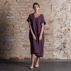 Loose Dress Joelle Shadow Purple
