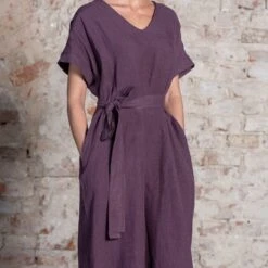 Loose Dress Joelle Shadow Purple -Menique Joelle Dress Shadow Purple 8