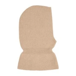 Kids' Cashmere Blend Hood Balaclava -Menique KNIT kids balaclavas 2 beige