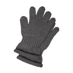 Kids' Knit Merino Gloves -Menique KNIT kids finger gloves gray