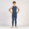 Kids' Merino Tank Top & Bottom 2-Piece Denim