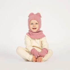 Kids' Merino Blend Balaclava With Ears