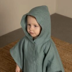 Baby Poncho With Hoodie 10 Baby Poncho With Hoodie -Menique Kids Poncho Mint Green menique 1