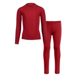 Kids' 160 Long Sleeve & Bottom 2-Piece Royal Cherry -Menique Kids 160 sets Royal Cherry 1