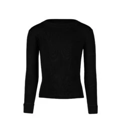Kids' 250 Thermal Long Sleeve Crew Black -Menique Kids 250 Long Sleeve Black 1