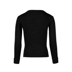 Kids' 250 Thermal Long Sleeve Crew Black -Menique Kids 250 Long Sleeve Black 2