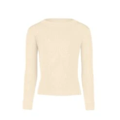 Kids' 250 Thermal Long Sleeve Crew Natural -Menique Kids 250 Long Sleeve Natural 1