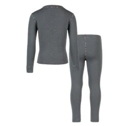 Kids' 250 Long Sleeve & Bottom 2-Piece Perfect Grey -Menique Kids 250 sets Perfect Gray 2