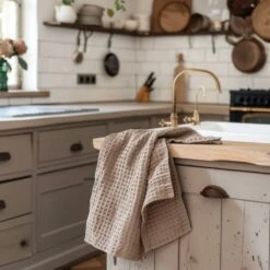 Waffle Kitchen Towel -Menique Kitchen Towel