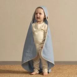 Linen Hooded Baby Towel