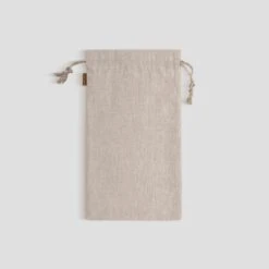 Reusable Linen Bread Bag -Menique Linen Bread Bag L Natural V1 2