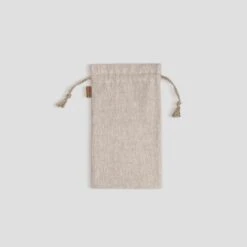 Sustainable Linen Bread Bag -Menique Linen Bread Bag M Natural V1 1