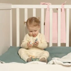 Linen Kids' Duvet Cover -Menique Linen Duvet Cover Mint Green menique 2