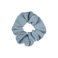 Linen Hair Scrunchie -Menique Linen Hair Scrunchie cloudy blue e27098f8 fb71 4d7a a6d8 fa982a92147c