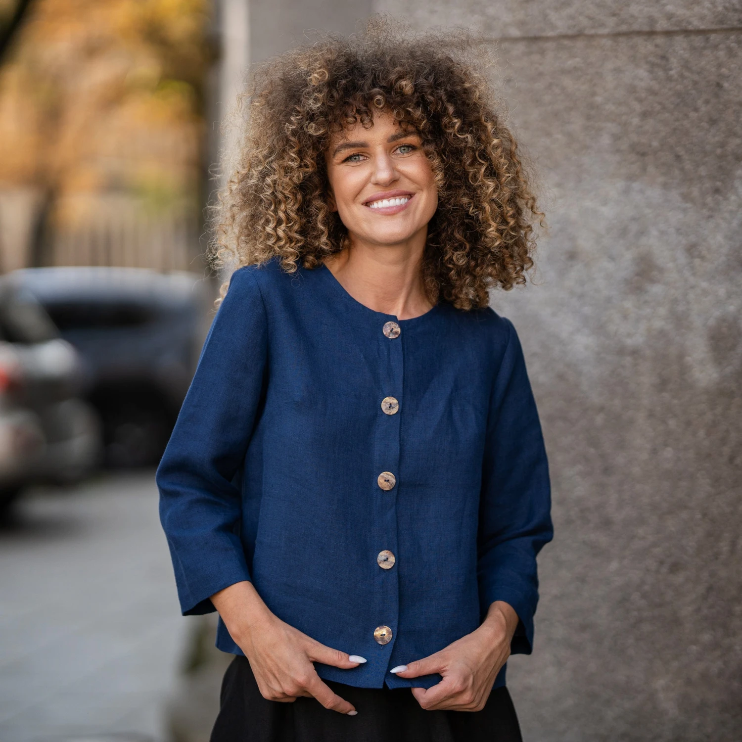 Blazer Jacket With Buttons Alice 9 Blazer Jacket With Buttons Alice - Image 9