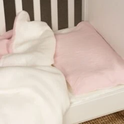 Linen Kids' Pillowcase 12 Linen Kids' Pillowcase -Menique Linen Kids Duvet Pillowcase Dusty Pink menique 5