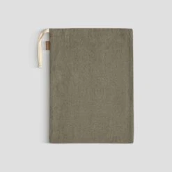 Linen Organizing Storage Bag -Menique Linen Storage Bag L Stone Green 1