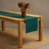 Linen Table Runner Dark Green