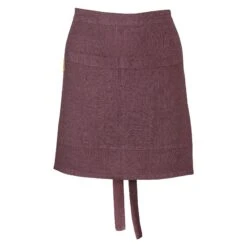 Natural Linen Half Apron -Menique MENIQUE 49 a