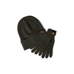 Men's Knit Beanie & Gloves 2-Piece -Menique MENIQUE Beanie Gloves Knitted Set DarkGreen a0e78bb2 1868 449f 9317 a69a1fd57b7f