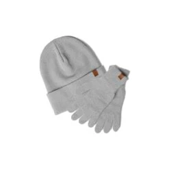 Men's Knit Beanie & Gloves 2-Piece -Menique MENIQUE Beanie Gloves Knitted Set Light Gray a94a2934 ca98 4216 b392 38327614d37e