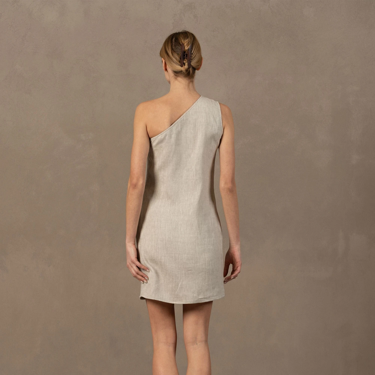 One Shoulder Dress Judith 4 One Shoulder Dress Judith - Image 4