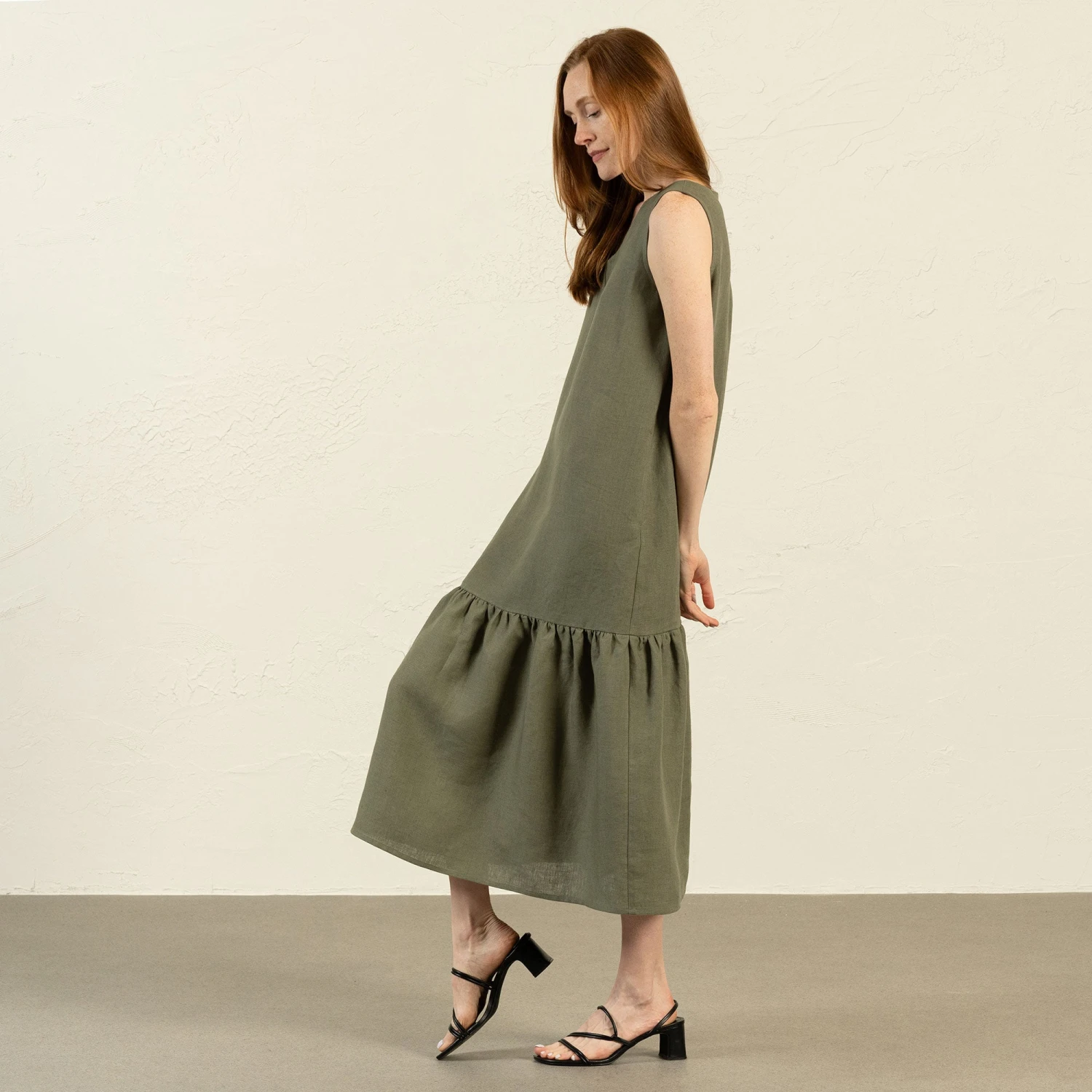 Maxi Dress Aurora Stone Green 4 Maxi Dress Aurora Stone Green - Image 4