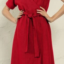 Maxi Wrap Dress Eleanor 15 Maxi Wrap Dress Eleanor -Menique MENIQUE Linen Maxi DressELEANOR 10 494788a2 047a 47b9 91d8 bde44fbbf8a7