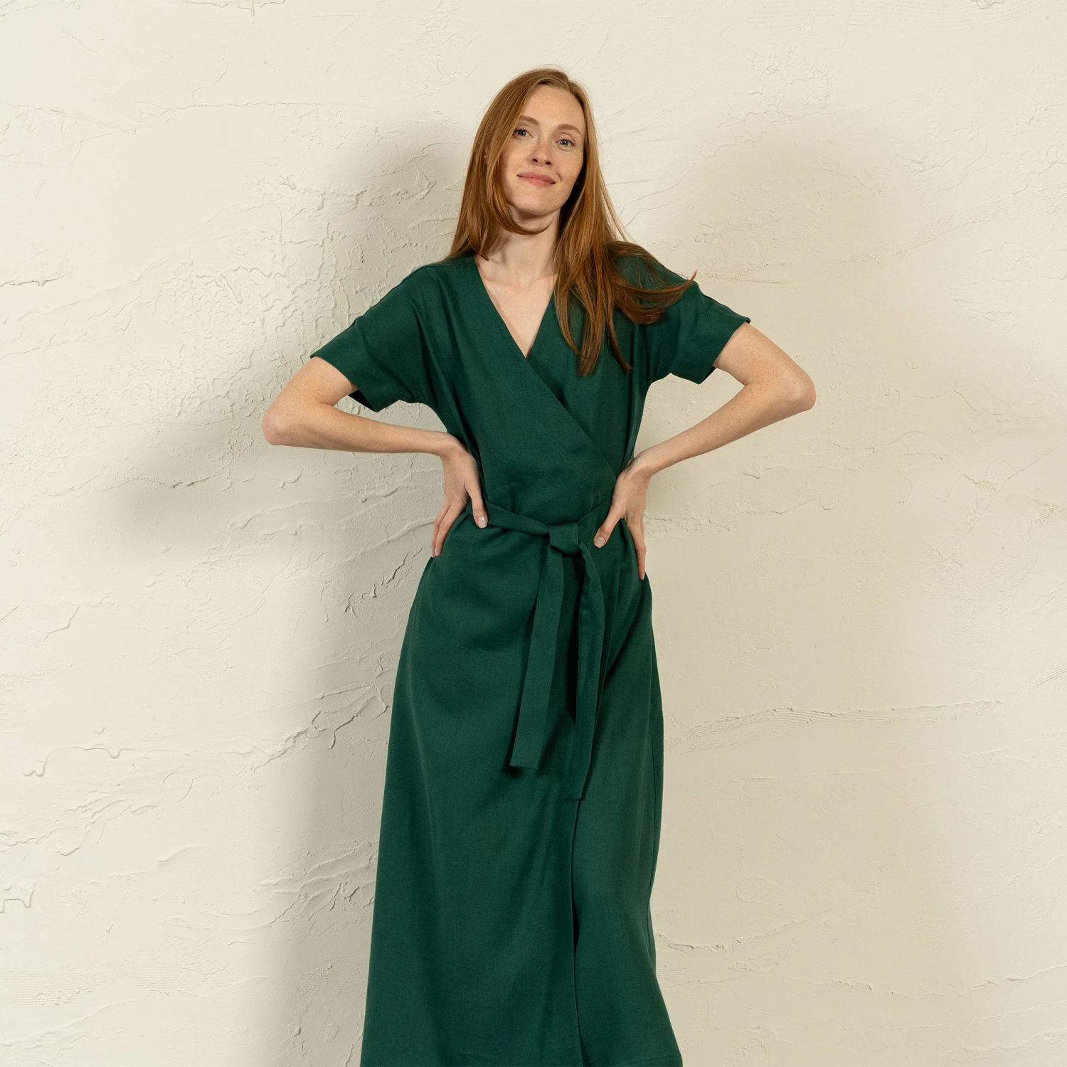 Maxi Wrap Dress Eleanor 3 Maxi Wrap Dress Eleanor - Image 3