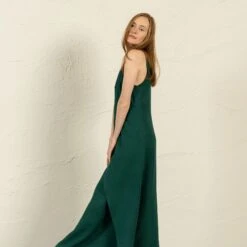 Maxi Halterneck Dress Luna -Menique MENIQUE Linen Maxi DressLUNA 7