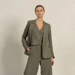 100% Linen Blazer Quin