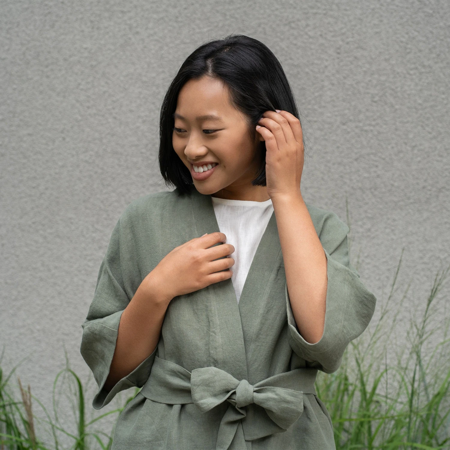 Short Sleeve Cardigan Sakura 4 Short Sleeve Cardigan Sakura - Image 4