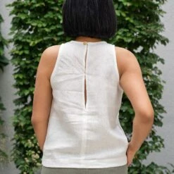 High Neck Top Nina -Menique MENIQUE LinenTopNina 6